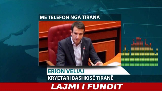 Report TV - Situata e përmbytjeve në Tiranë, flet kryetari i bashkisë Erion Veliaj