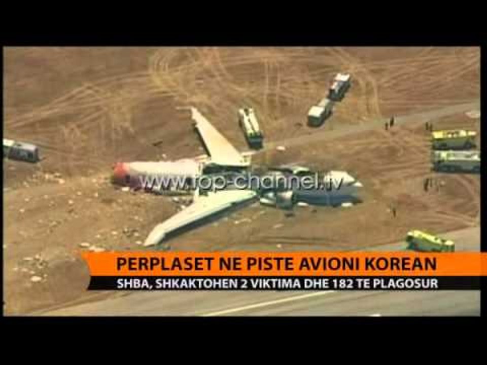 Përplaset në pistë avioni korean - Top Channel Albania - News - Lajme