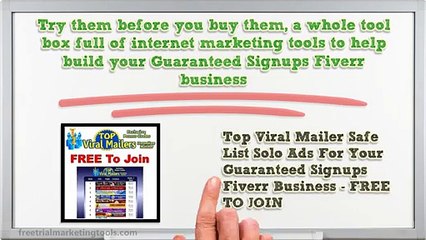 Free Trial Marketing Lead Tools For Guaranteed Signups Fiverr Business