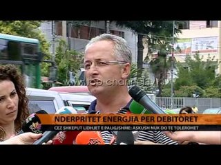 Ndërpritet energjia për debitorët - Top Channel Albania - News - Lajme