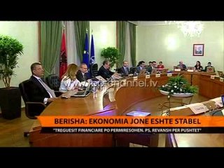 Berisha: Ekonomia jonë është stabël - Top Channel Albania - News - Lajme