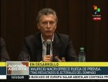 Macri asegura que tendrá gabinete de economía con 6 ministros