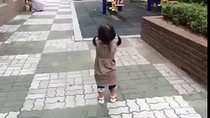 angry little chinese girl