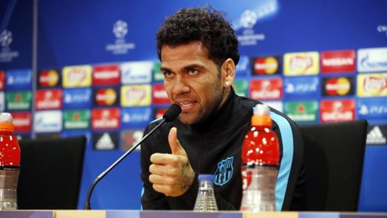 Dani Alves in positive spirits