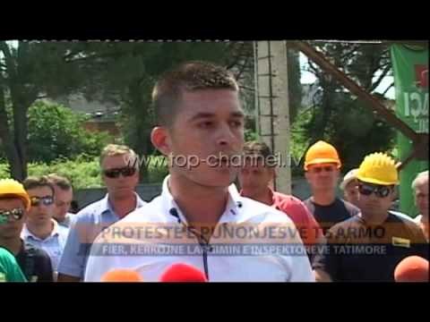 Protestë e punonjësve të ARMO - Top Channel Albania - News - Lajme
