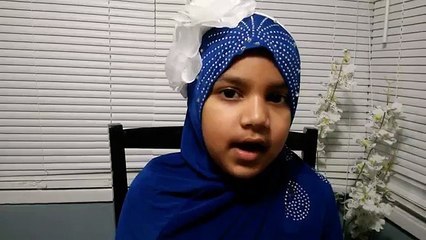 Muslim Girl Reciting Surah Ad-Dhuha