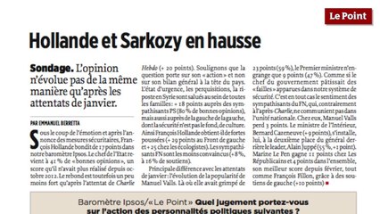 Sondages : Hollande et Sarkozy en hausse