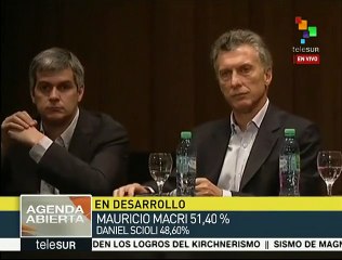 Argentina: equipo de Macri asegura que el país no está dividido