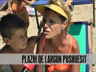 Plazhi i Durrësit, më pak pushues - Vizion Plus - News, Lajme