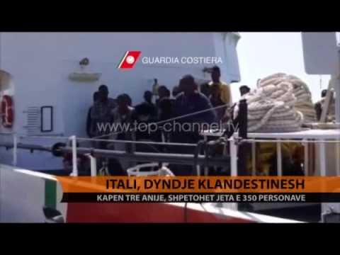 Itali, shpëtohen 350 klandestinë - Top Channel Albania - News - Lajme