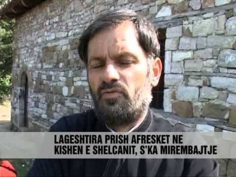 Dëmtohen afresket e Onufrit në kishën e Shelcanit - Vizion Plus - News, Lajme