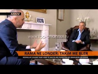Rama në Londër: Takim me Blair  - Top Channel Albania - News - Lajme