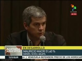 Argentina: equipo de Macri asegura que el país no está dividido