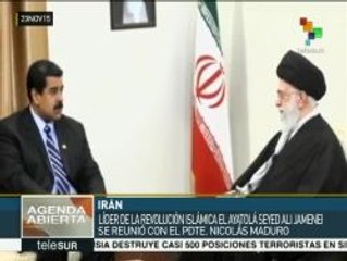 Maduro se reúne con Ayatola Jamenei de Irán
