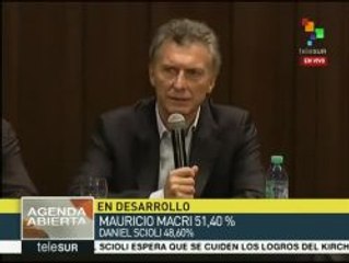 Macri: Gobernaré para todos, no sólo para quienes me votaron