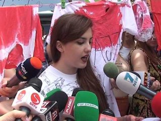 VRASJET E GRAVE SHOQERIA CIVILE PROTESTON PERPARA MINISTRISE SE DREJTESISE LAJM