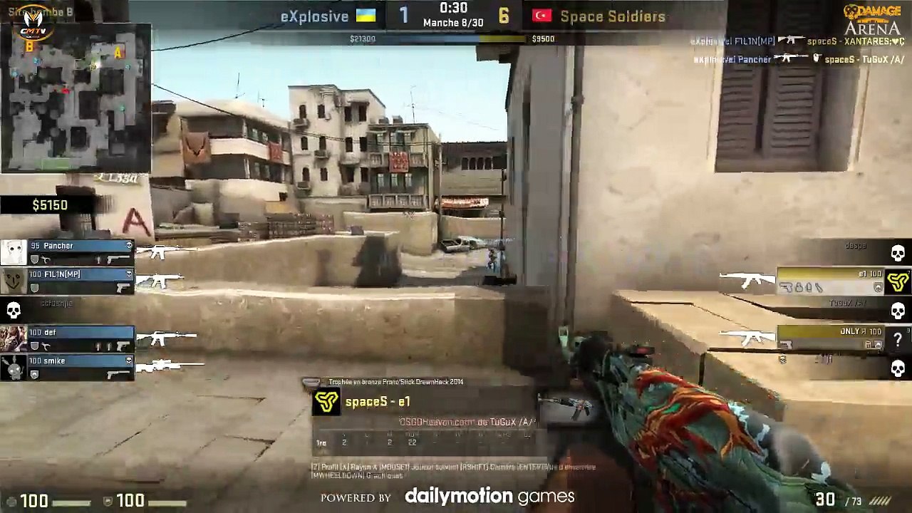 [FR] |BO3 -17:00| eXplosive vs SpaceSoldiers  | 99Damage Arena #15 (REPLAY) (2015-11-23 18:05:00 - 2015-11-23 19:08:43)