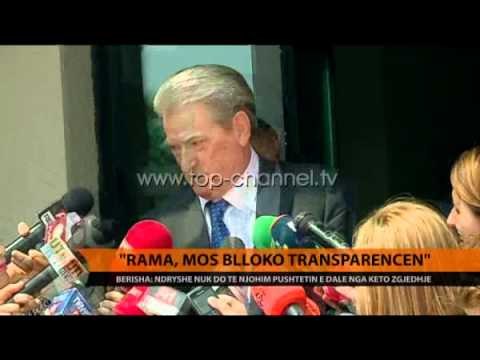 Rama, mos blloko transparencën - Top Channel Albania - News - Lajme