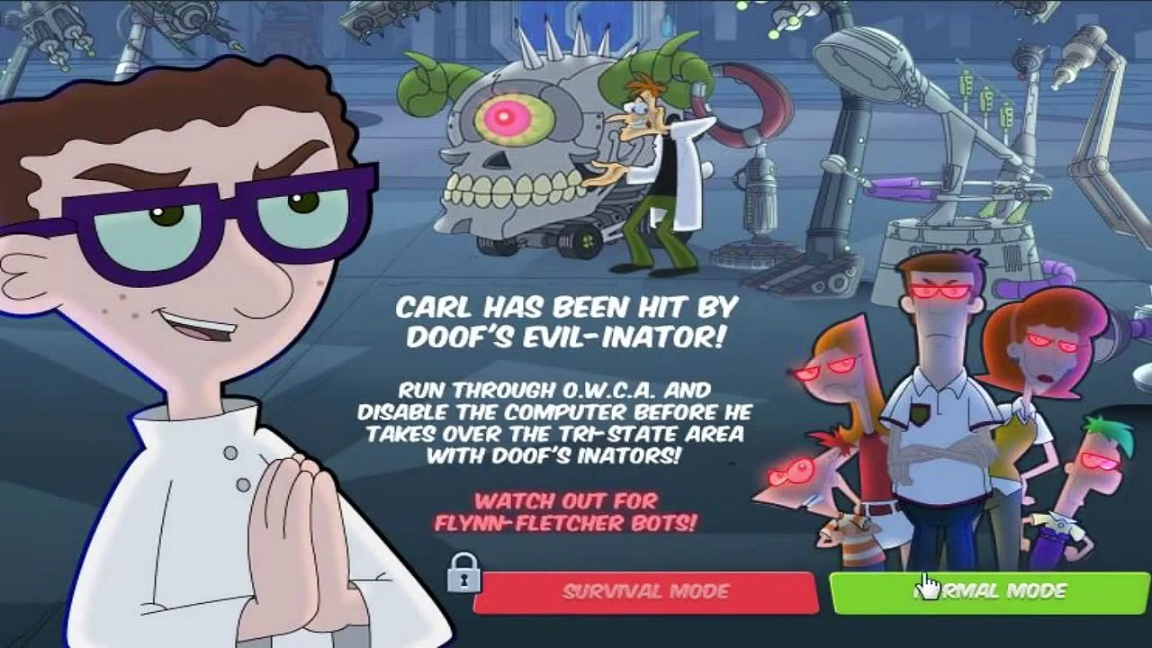 Phineas and Ferb Inator Overload Phineas and Ferb Games [ Full Games ]
