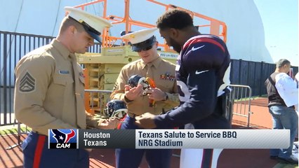 Texans and Seahawks serve up food and fun