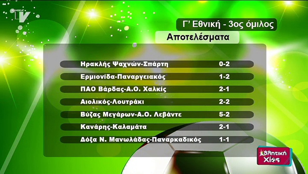 Αθλητική Χίος-161115 α μέρος