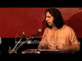 India's Santoor Maestro Bhajan Sopori performs with son Abhay Sopori