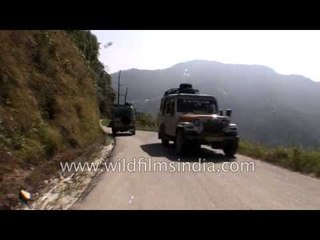 Driving in Sikkim Himalaya : Ravangla to Damthang   Part 2