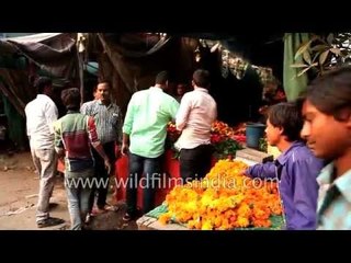 Little clay pots called 'diyas' for sale everywhere during Diwali in India