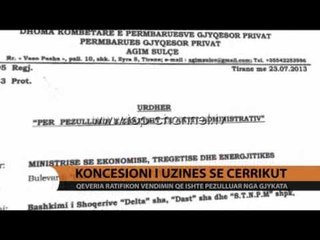 Koncensioni i Uzinës së Cërrikut - Top Channel Albania - News - Lajme