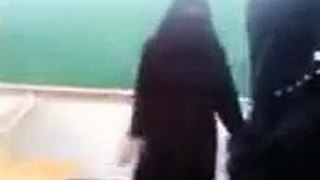 Hyderabadi marfa dance by college girl in burqa