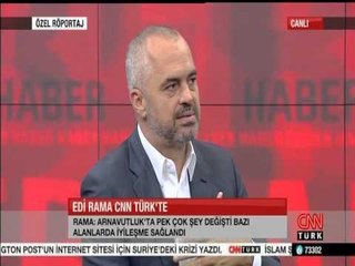 RAMA FLET PER "CNN TURK" PRIORITET I QEVERISE SE RE DO JETE LUFTA KUNDER KORRUPSIONIT LAJM