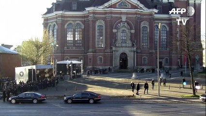 Funeral held for former German chancellor Helmut Schmidt