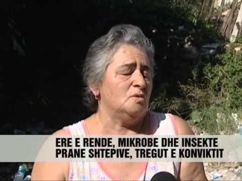 Gjirokastër, ujërat e zeza nëpër rrugë - Vizion Plus - News, Lajme