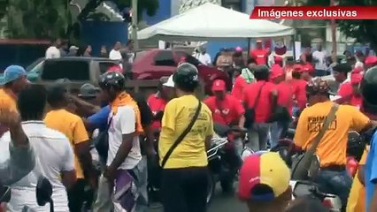 Recibieron con armas largas a caravana de la Unidad en Petare