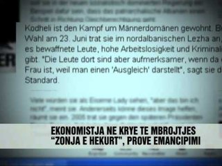 Der Standard: "Zonja e Hekurt", provë emancipimi - Vizion Plus - News, Lajme