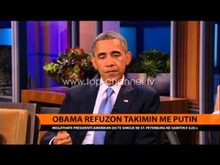 Obama anulon takimin me Putin - Top Channel Albania - News - Lajme