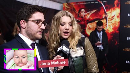 Jennifer Lawrence Guesses 'Hunger Games' Baby Face Mash Ups _ MTV News