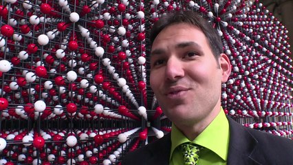 World's biggest ever 3D crystal model on show
