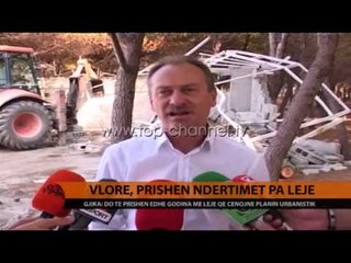 Скачать видео: Vlorë, prishen ndërtimet pa leje - Top Channel Albania - News - Lajme