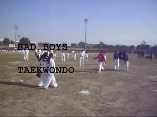 adil bin talat pakistan taekwondo champion with team of bad boys