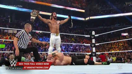 WWE Network- John Cena vs. Seth Rollins- SummerSlam 2015