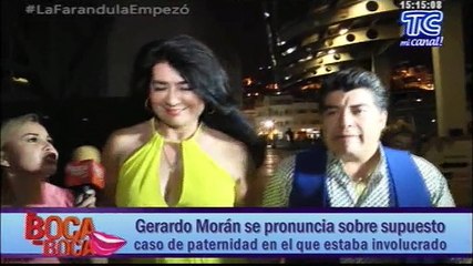 Gerardo Morán se pronuncia sobre supuesto caso de paternidad en el que estaba involucrado