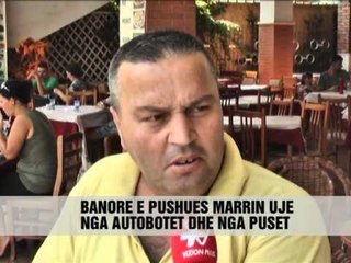 Probleme me furnizimin me ujë - News, Lajme - Vizion Plus