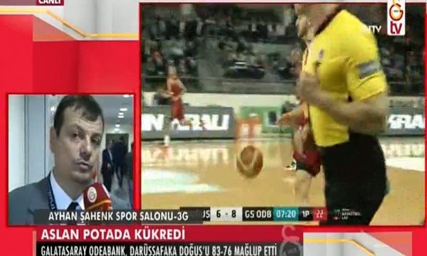 Darüşşafaka-Galatasaray OB 76-83 Maç Sonu Ergin Ataman'ın açıklamaları