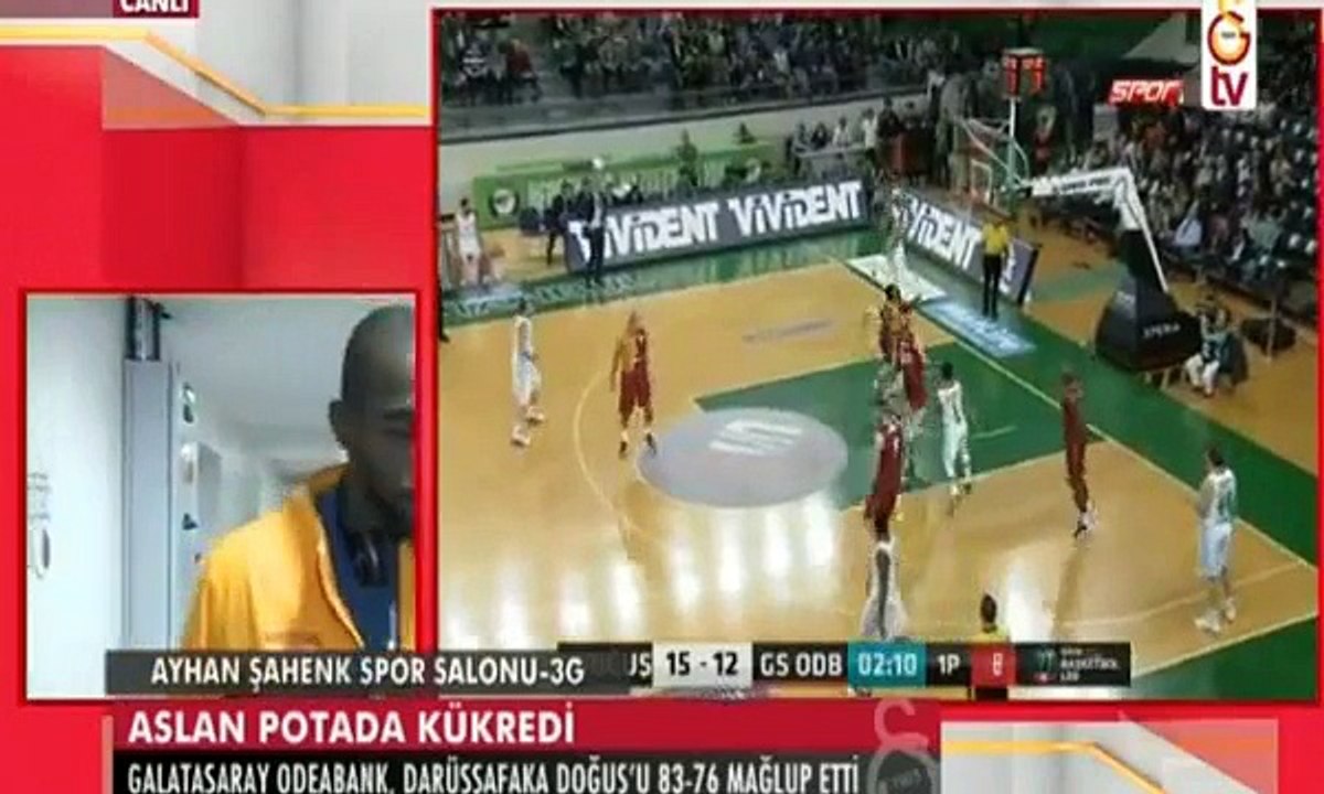 Darüşşafaka - Galatasaray OB 76-83 _ Maç sonu Lasme'nin açıklamaları