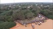 Imagens inéditas mostram lama no mar na foz do Rio Doce