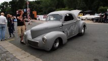 Die Wilde 13 rangiert - 1941 Willys Coupe auf Street Mag Show Hannover 2013