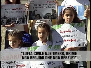 Lufta ne sytë e një sirianeje - News, Lajme - Vizion Plus