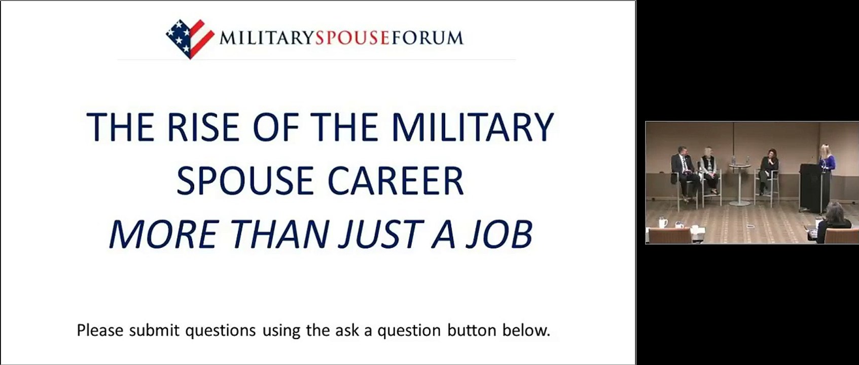 Watch Online: The Rise of the Military Spouse Career - More Than Just a Job | Booz Allen
