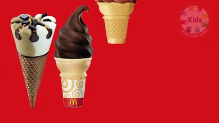 Chocolate Ice Cream Cartoon | KIDS FINGER FAMILY SONGS | Finger Family Song